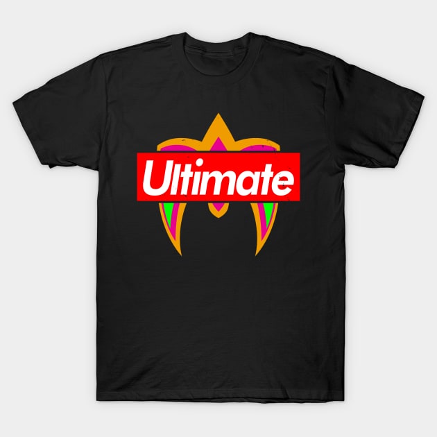 Ultimate Wrestler Retro 80's Pro Wrestling Warrior Icon Logo Parody T-Shirt by BoggsNicolas